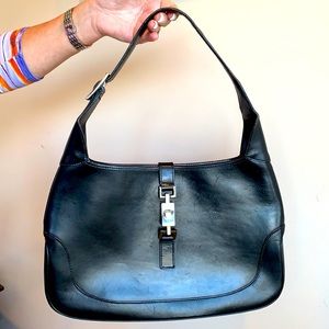 Gucci handbag. Leather. Used.